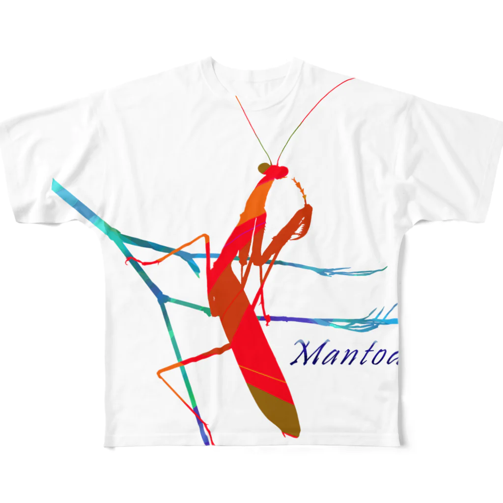 セセリのカマキリ フルグラフィックTシャツ