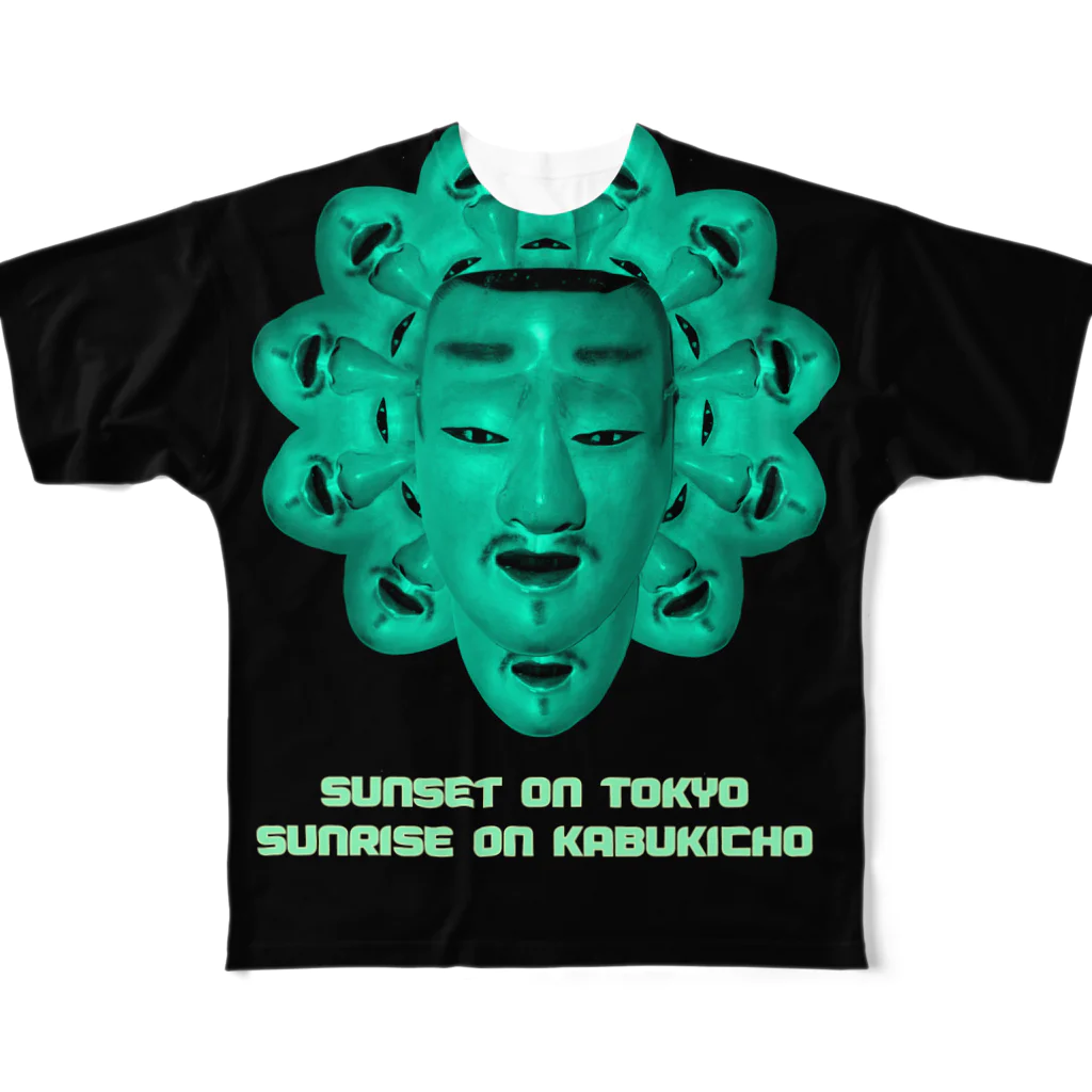 office SANGOLOWの信長SUNRISE フルグラフィックTシャツ