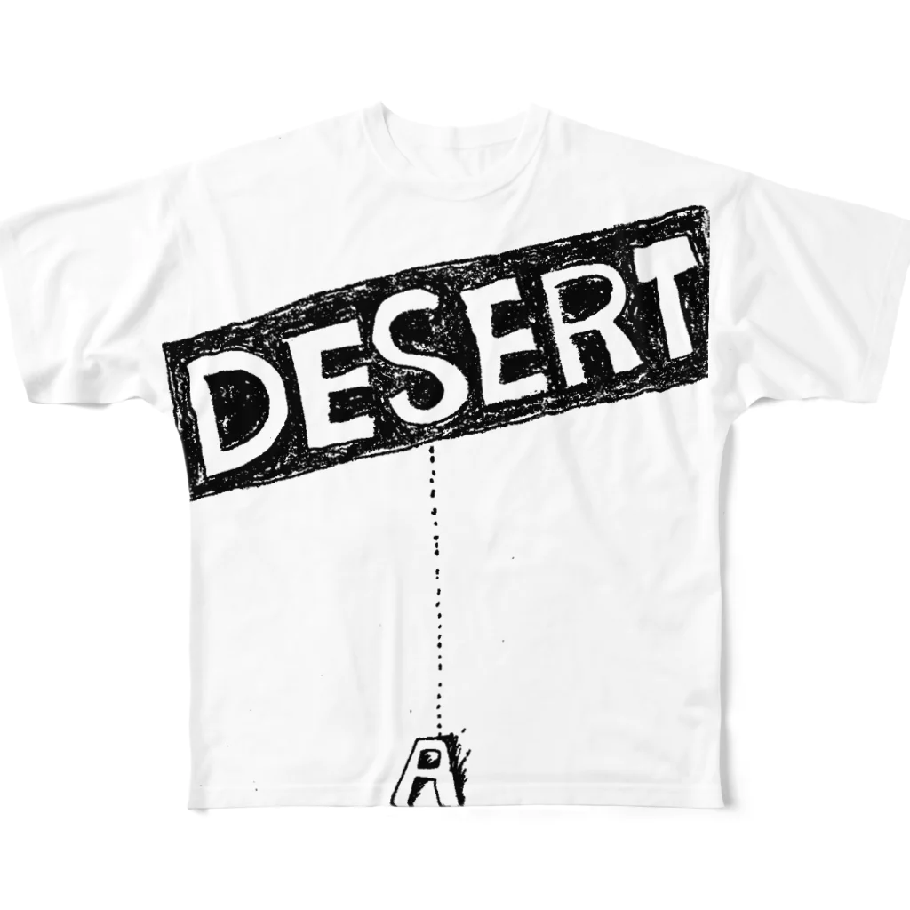 izumi_salonのDESERT A フルグラフィックTシャツ