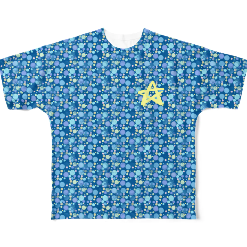 KEN's☆BASEBALL FAN SHOPの横浜勝利の夜 All-Over Print T-Shirt