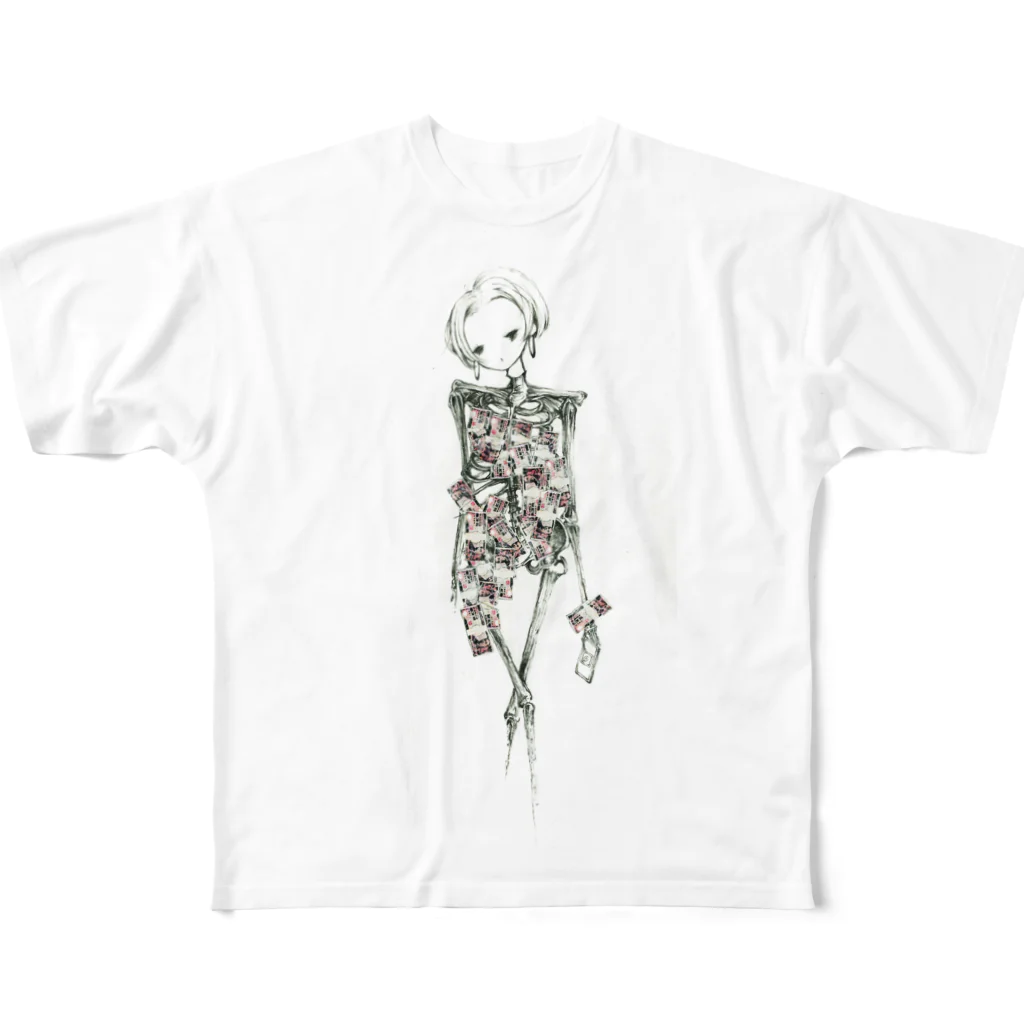 ろむの「マウントちゃん」グッズ All-Over Print T-Shirt