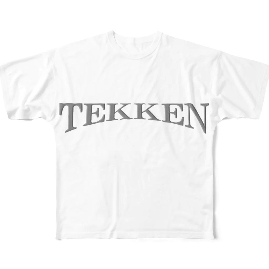 TEKKENのTEKKENにのろう フルグラフィックTシャツ