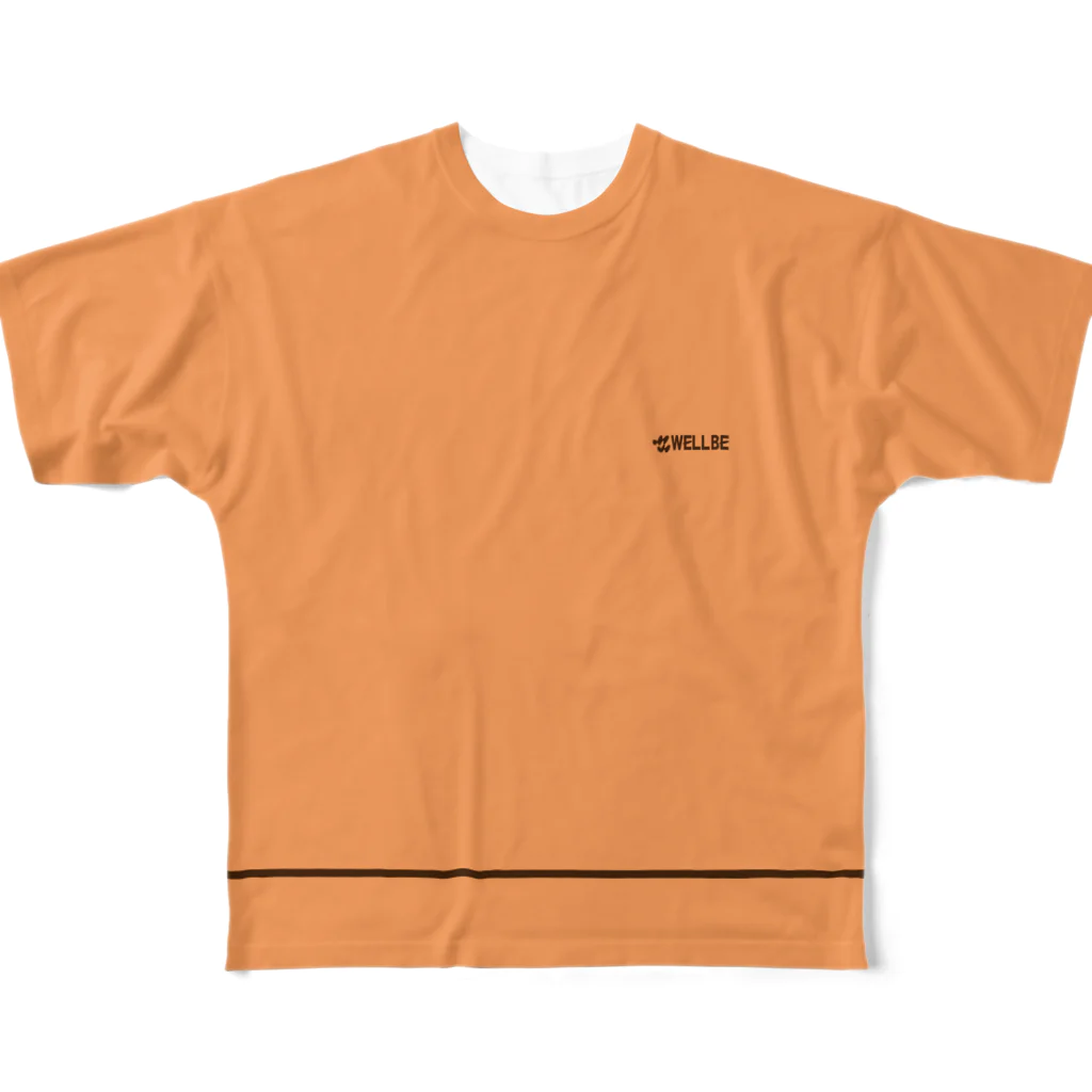 WellbeDesignLabのWELLBE SaunaPants T フルグラフィックTシャツ