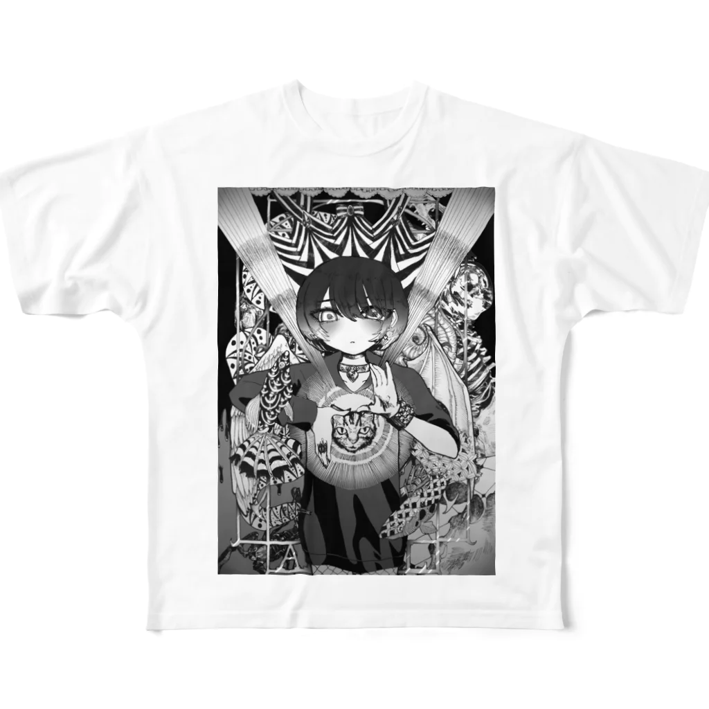 Chihiro Kitasenjuの淵【北千住千洋OfficialGoods】 フルグラフィックTシャツ