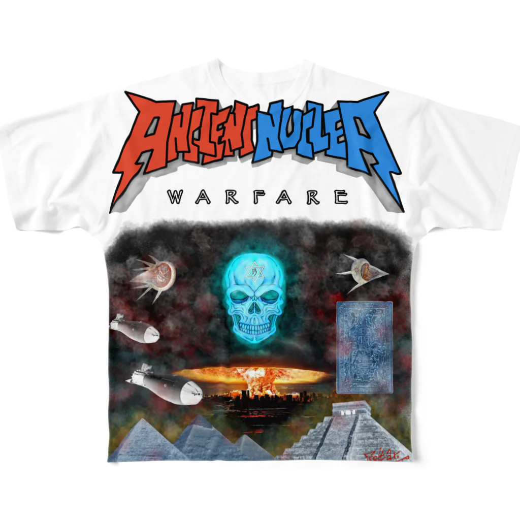 Zoltax.のANCIENT NUCLEAR WARFARE  フルグラフィックTシャツ