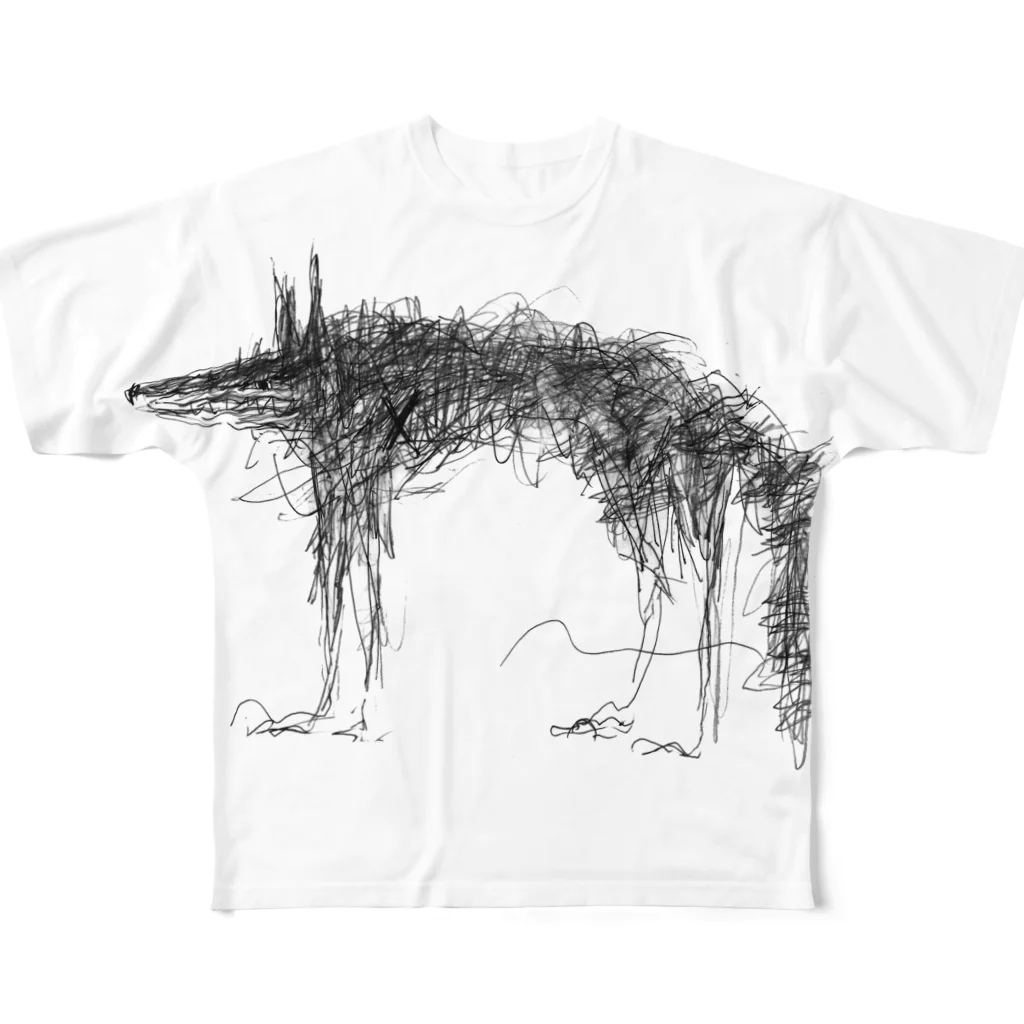 nakamura natsukiのflower wolf  NEW フルグラフィックTシャツ