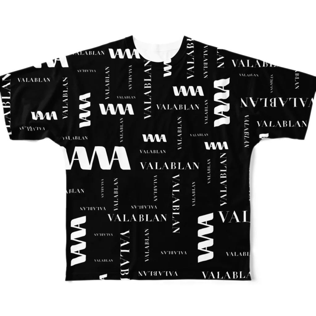 yk-designのVALABLAN cross T-shirt フルグラフィックTシャツ