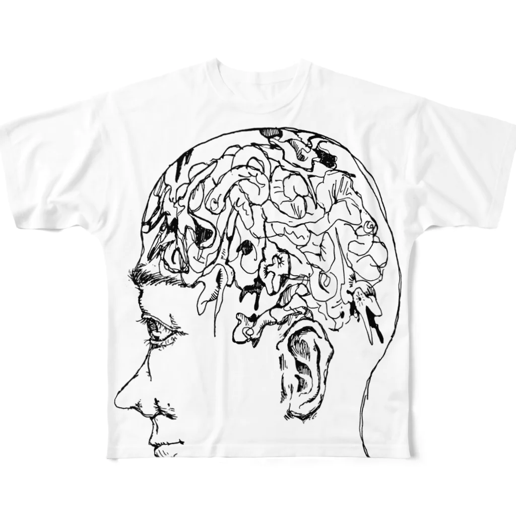 تʎɐssıのthink what we are All-Over Print T-Shirt