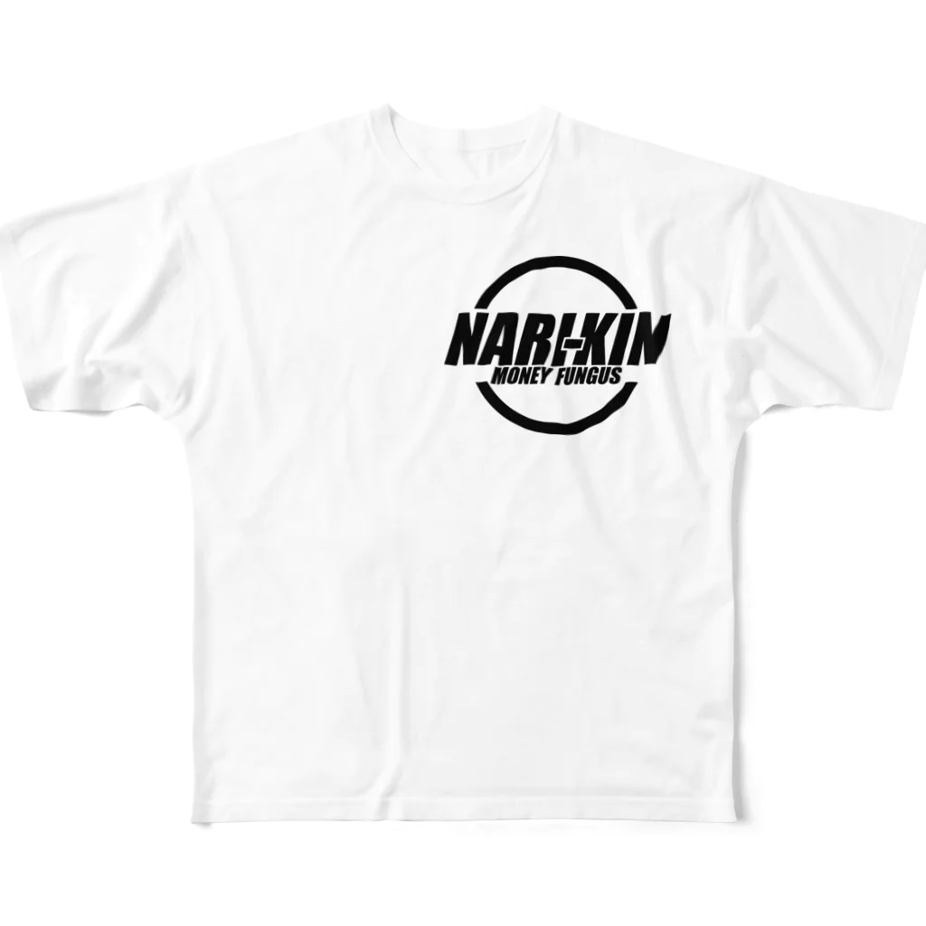 nari_leftyのNARI-KINオリジナルTシャツ⑥俺って天才？ フルグラフィックTシャツ