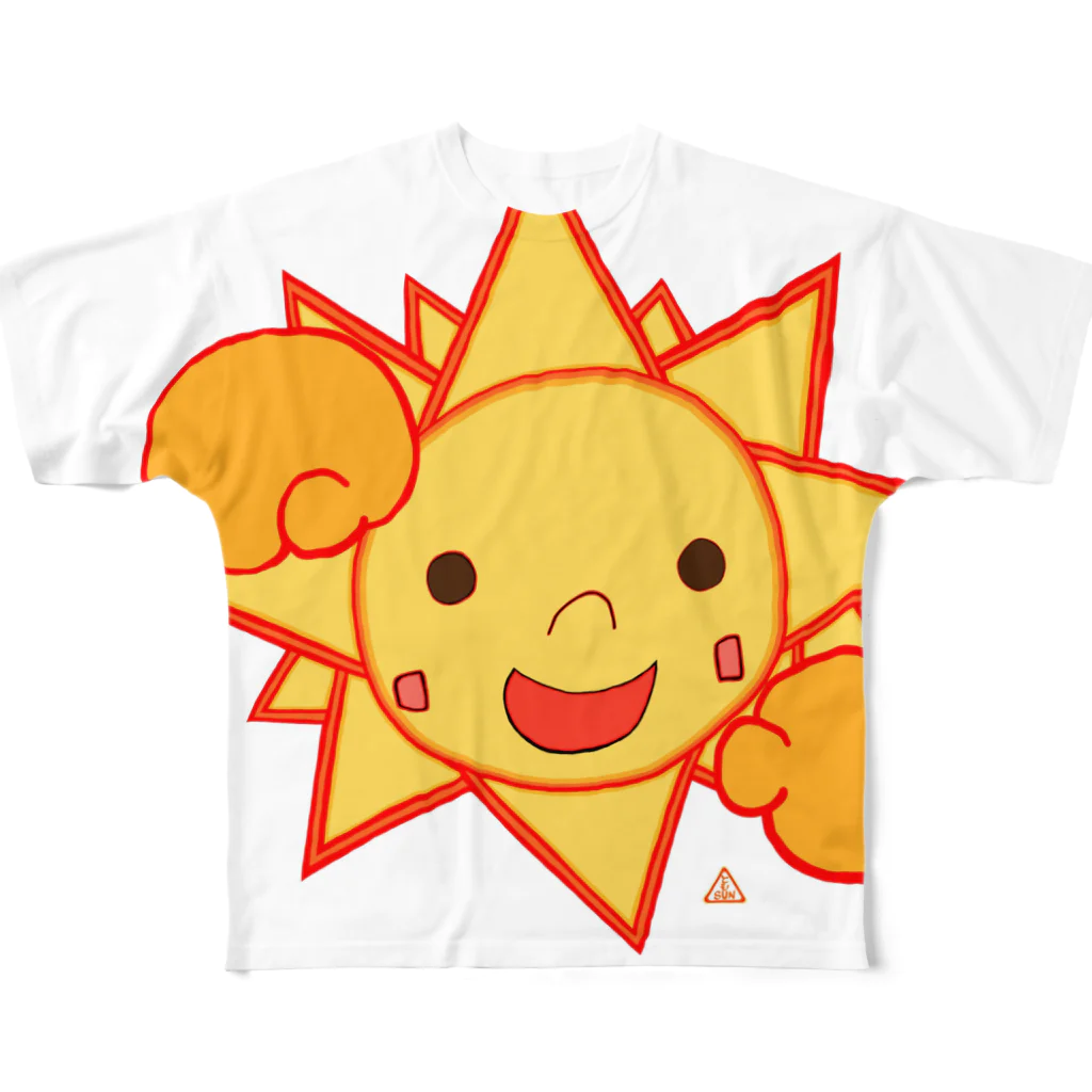 ともSUNショップの飛び出せ ともSUN フルグラフィックTシャツ