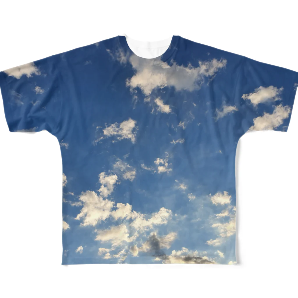 CRUISE SHIPのBlue Top All-Over Print T-Shirt