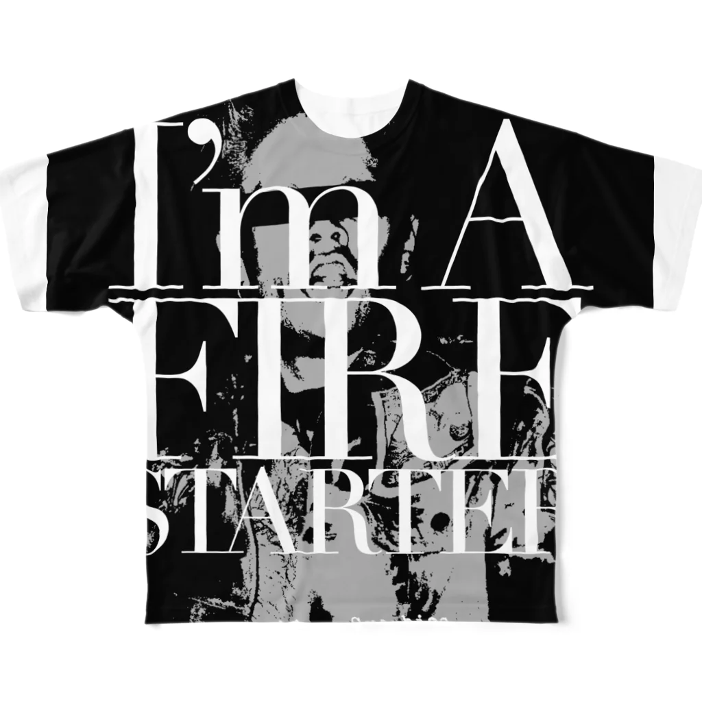 Mohican GraphicsのFirestarter フルグラフィックTシャツ