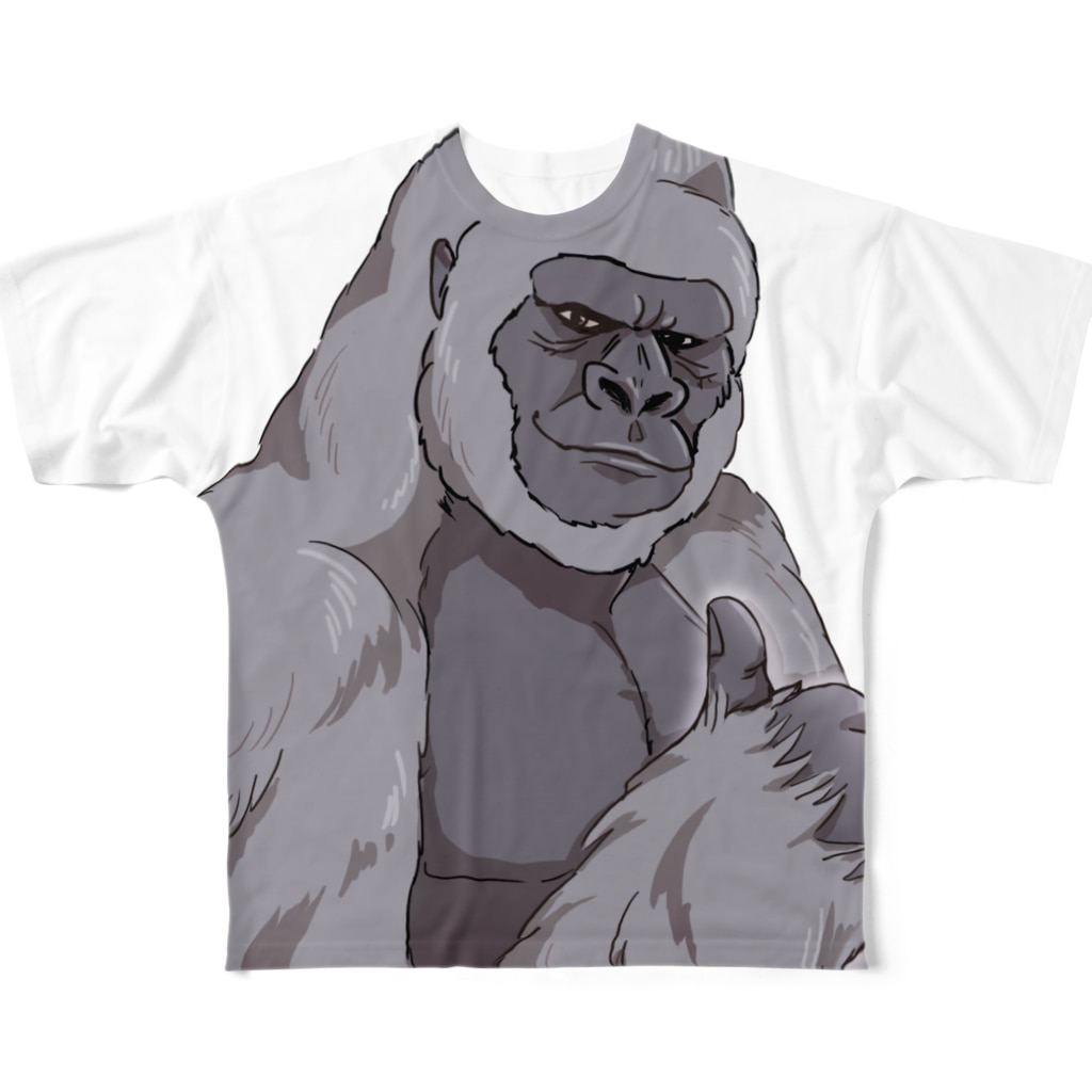 いいね ゴリラ 素材工場 Sozaikoujou のフルグラフィックtシャツ通販 Suzuri スズリ いいね ゴリラ 素材工場 Sozaikoujou のフルグラフィックtシャツ通販 Suzuri スズリ