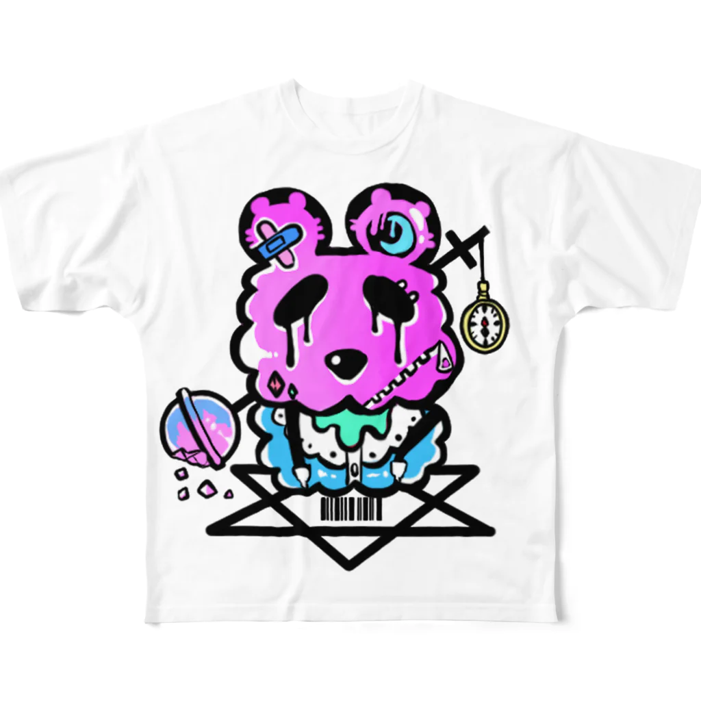 無所属。の▲X▼ All-Over Print T-Shirt