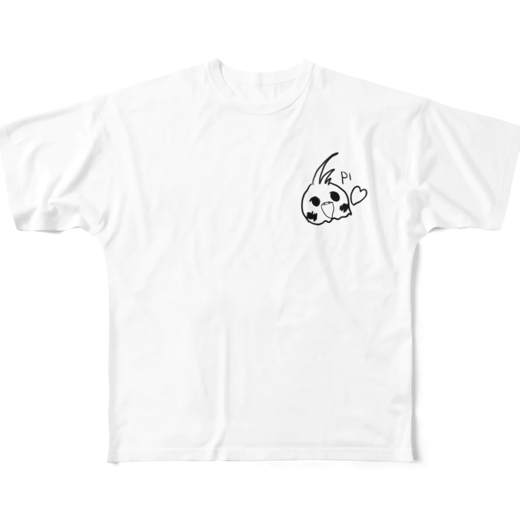 みもたんのピピ フルグラフィックTシャツ