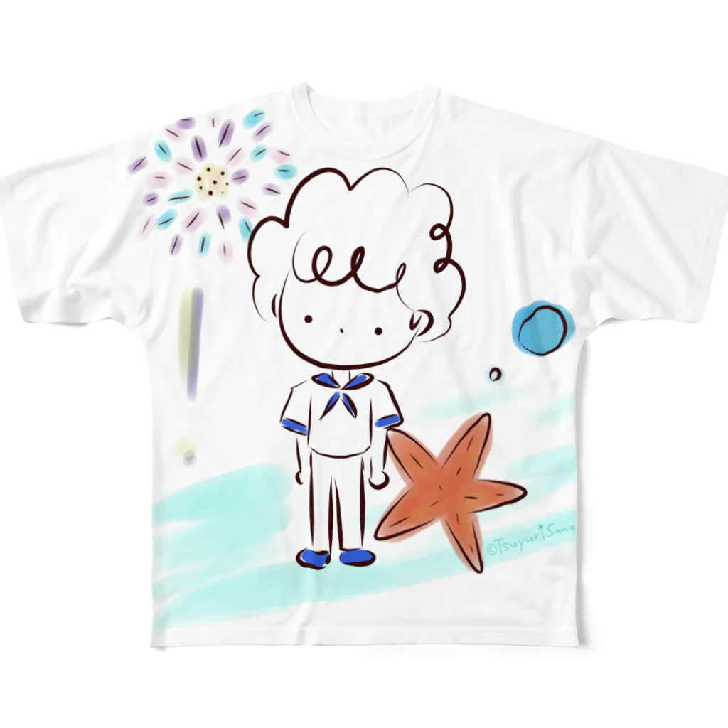 ツユリサナの夏・想・馳〜Boy〜 フルグラフィックTシャツ