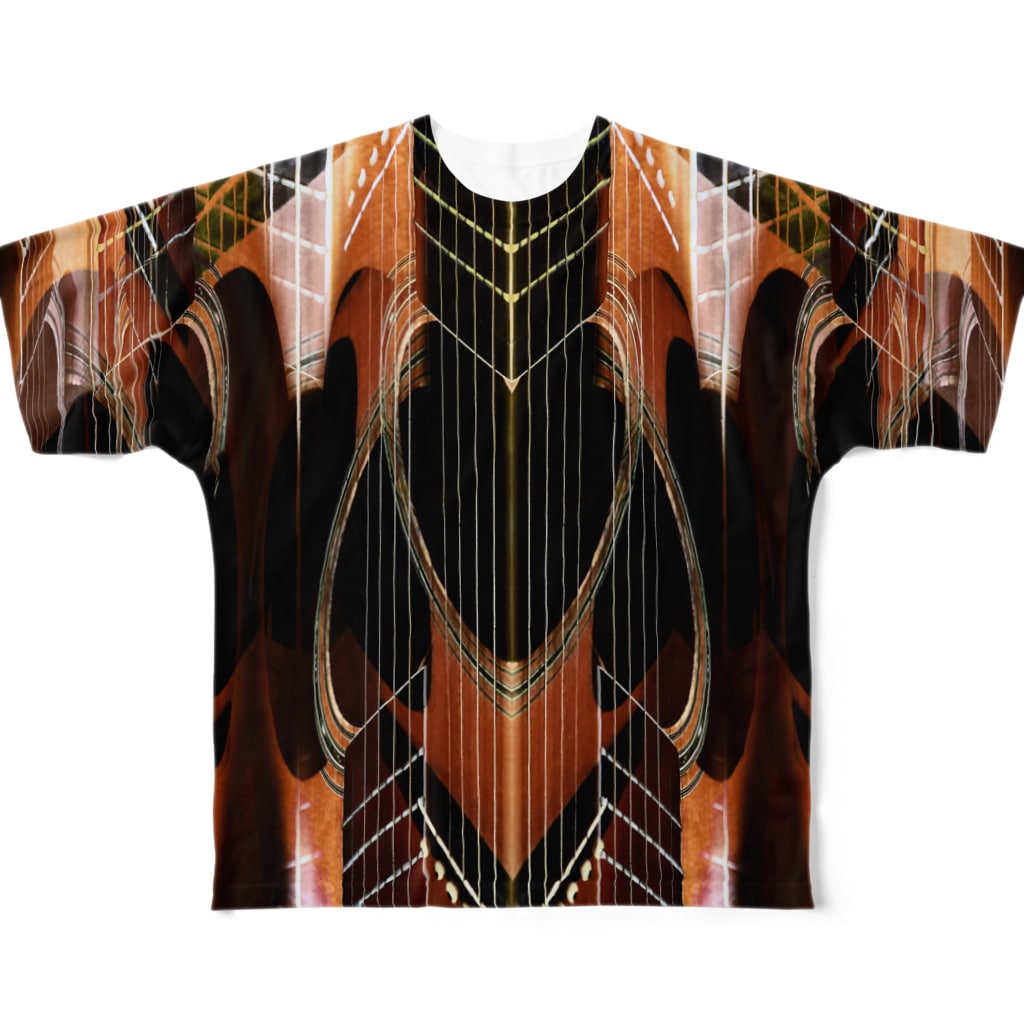  1st Shunzo's boutique のacoustic All-Over Print T-Shirt