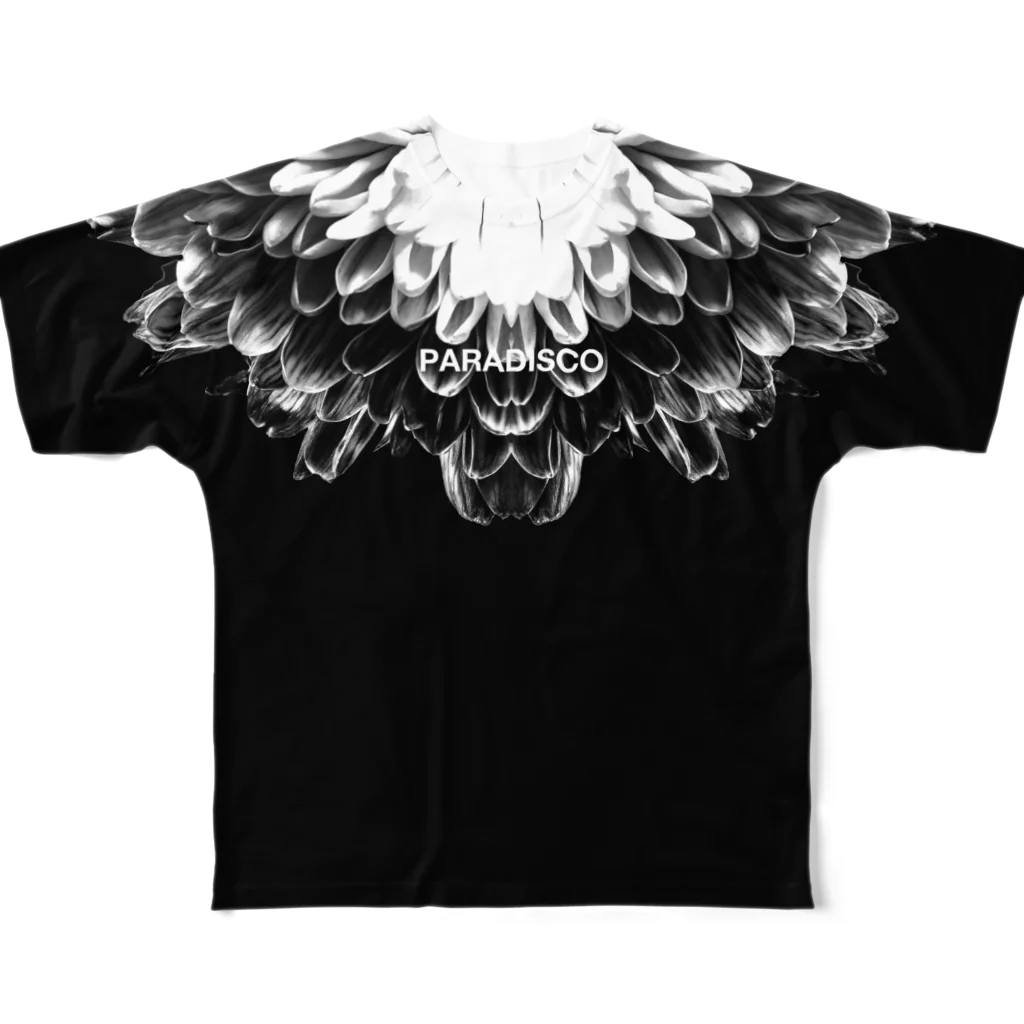 HOUSE DANCE MANIAのBotanical・Black フルグラフィックTシャツ