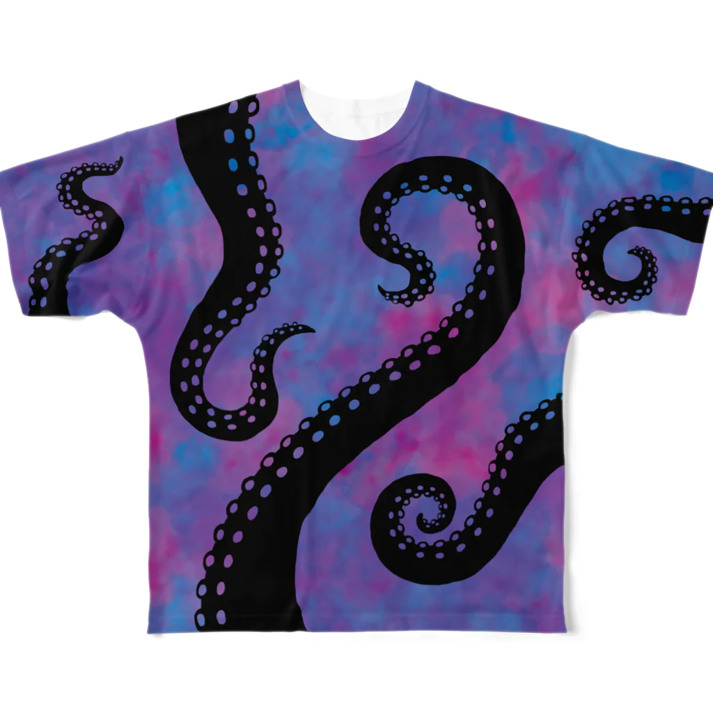 oba:obaの触手パープル All-Over Print T-Shirt