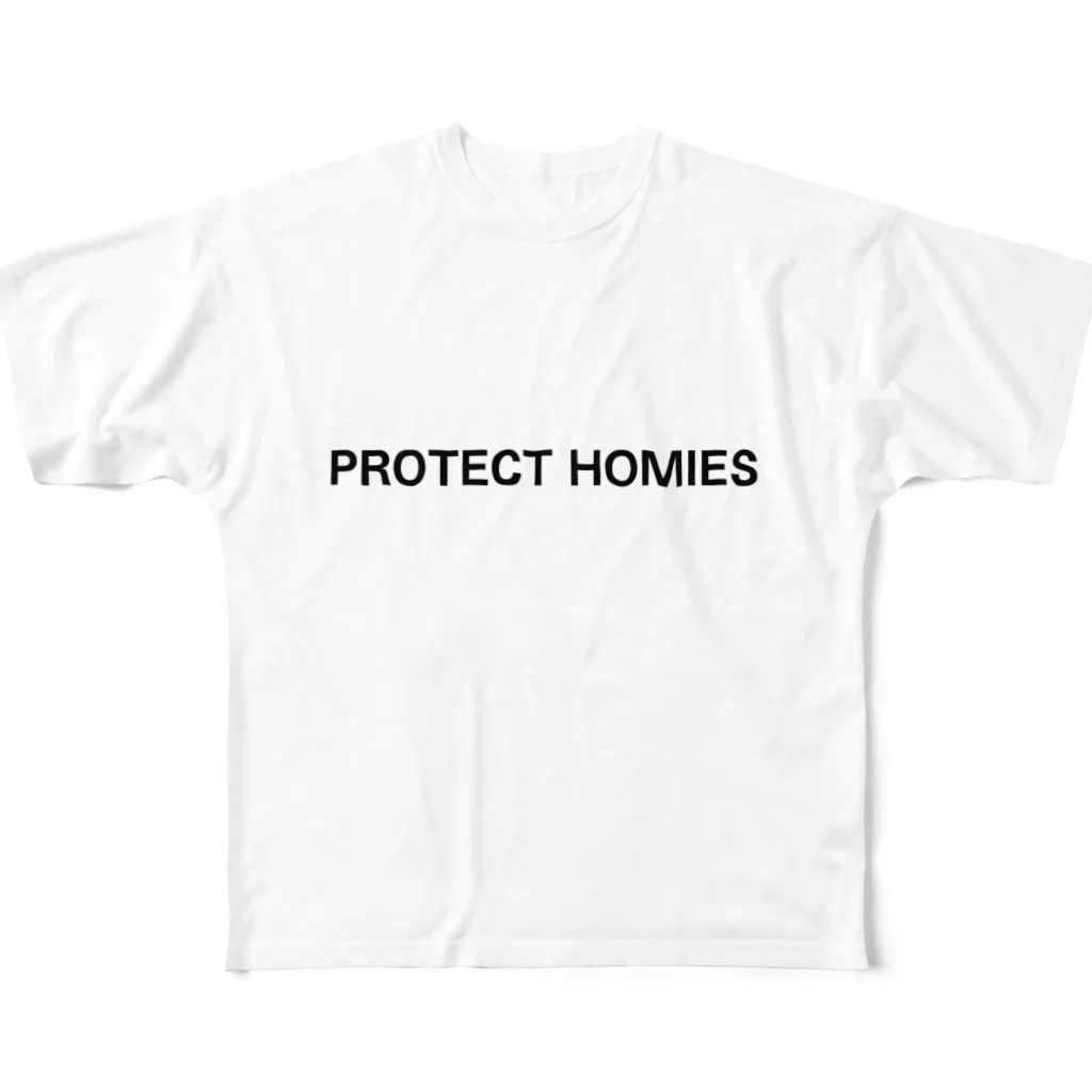 deramove stand alone ideasのhomies ホーミー　仲間は守る All-Over Print T-Shirt