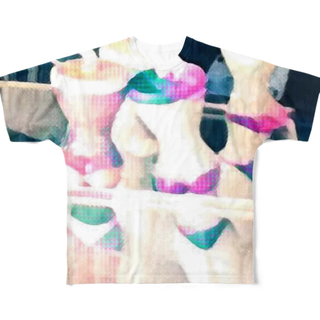 da_zzleeのせくしー&ぷりてぃー All-Over Print T-Shirt