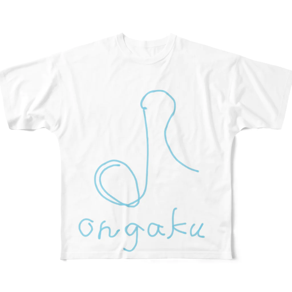 みーこ[ハンドメイド]のongaku All-Over Print T-Shirt