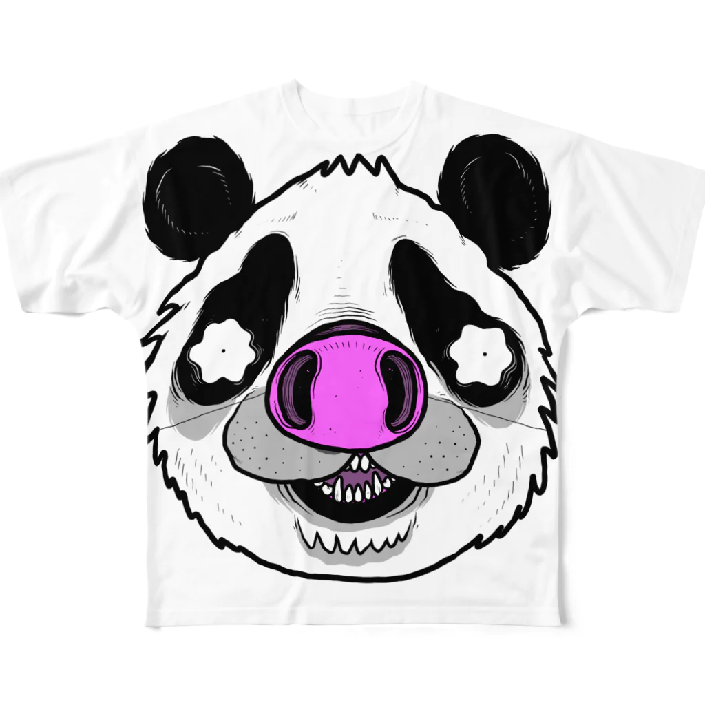 HUGオフォシャルショップのPnadrew Big Face All-Over Print T-Shirt