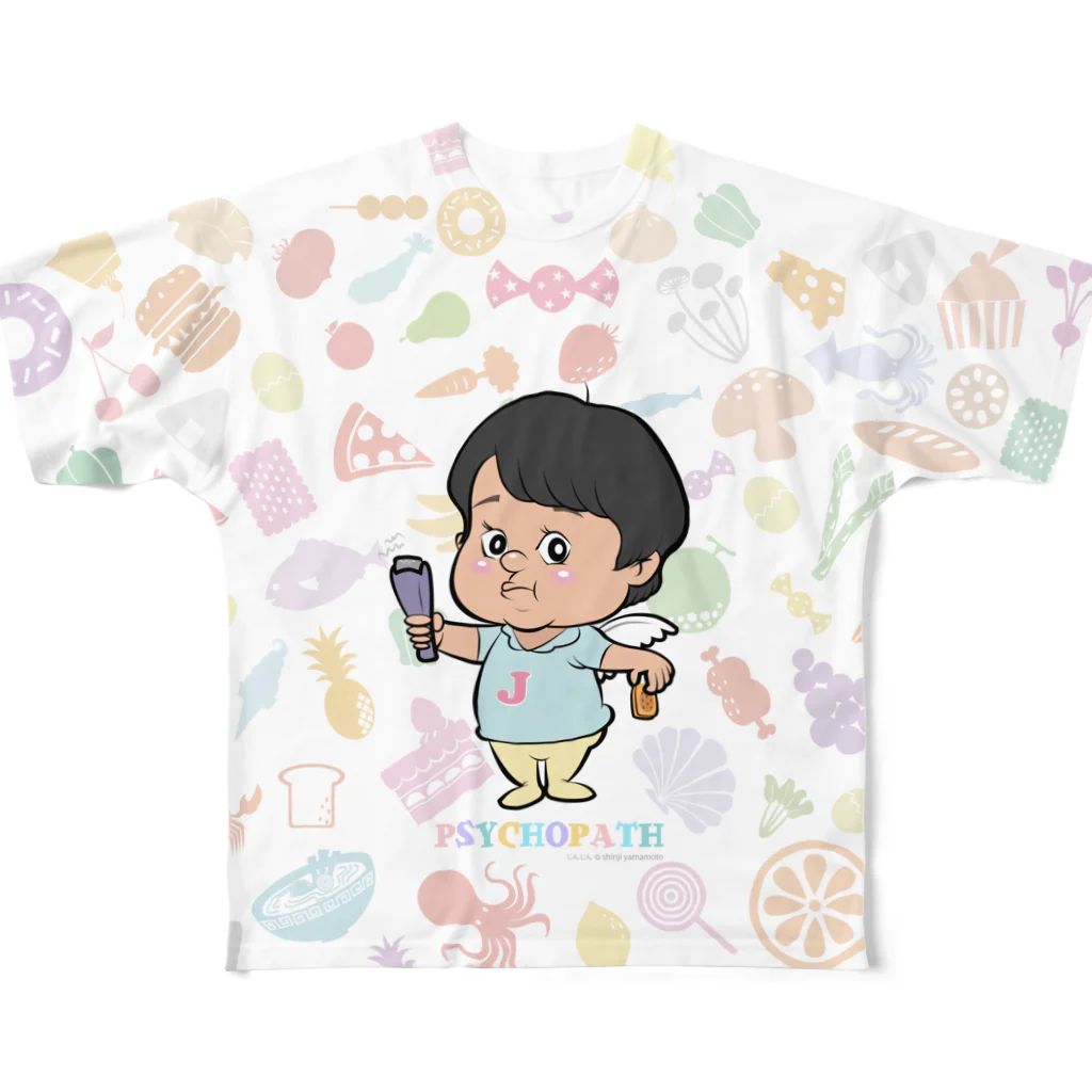 じんじんのじんじん フルグラフィックTシャツ