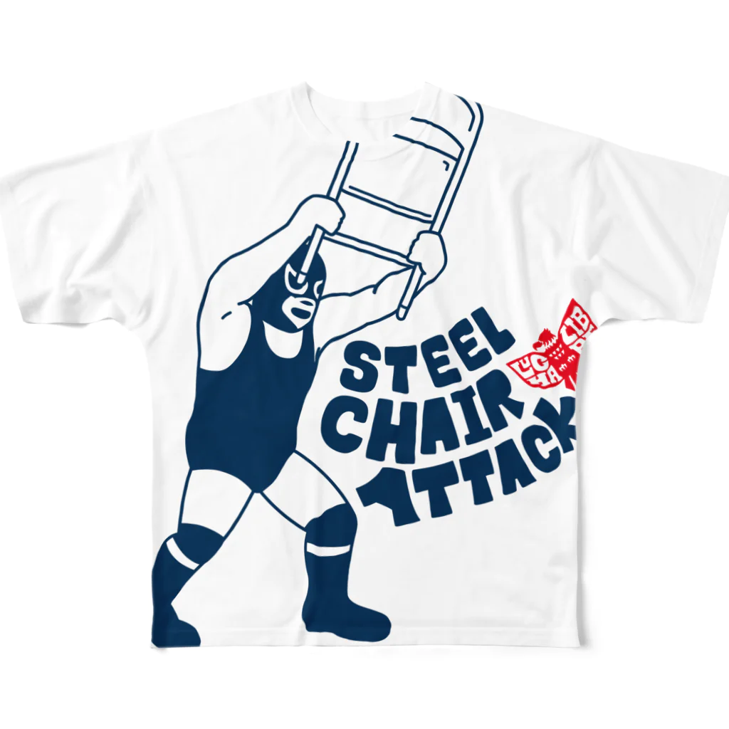 LUCHAのSteel Chair Attack フルグラフィックTシャツ