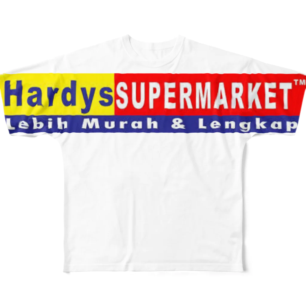 eicimのHardy's  supermarket フルグラフィックTシャツ