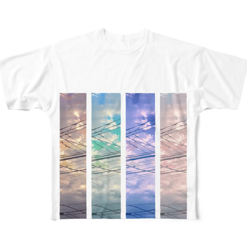 KASAの家の色々空 フルグラフィックTシャツ