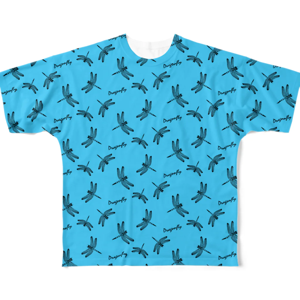猫と釣り人のTOMBO_FB_2KB フルグラフィックTシャツ