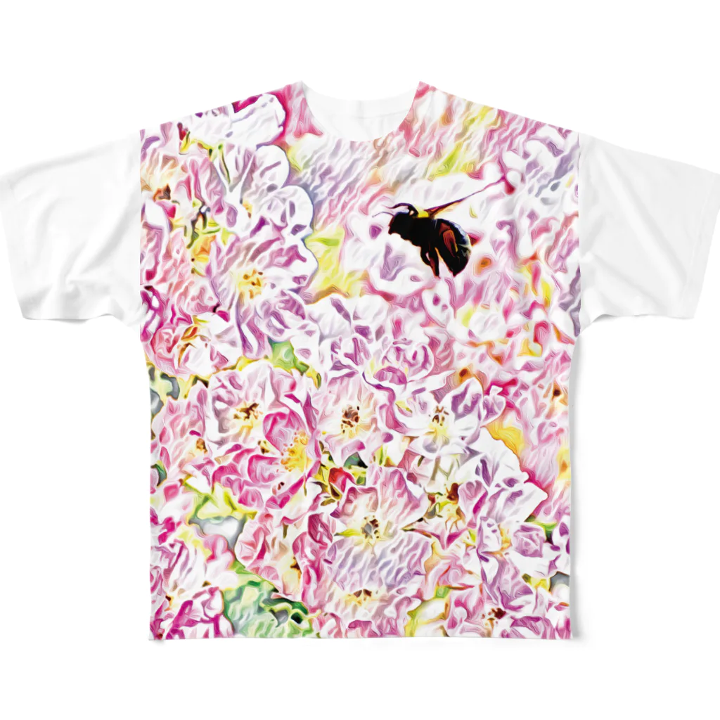 MomenTees ANNEXのプリマヴェーラ フルグラフィックTシャツ
