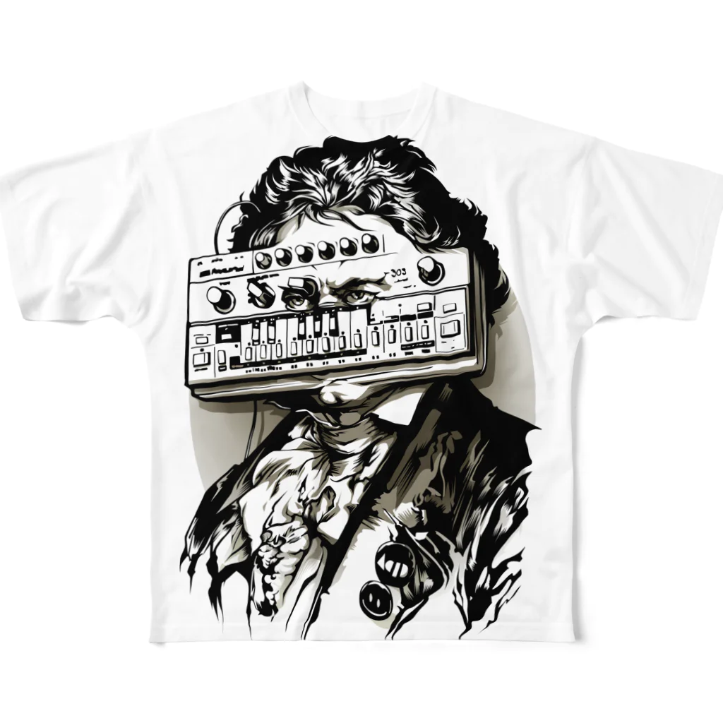 MOUNTAIN GRAPHICSのTB-thoven All-Over Print T-Shirt
