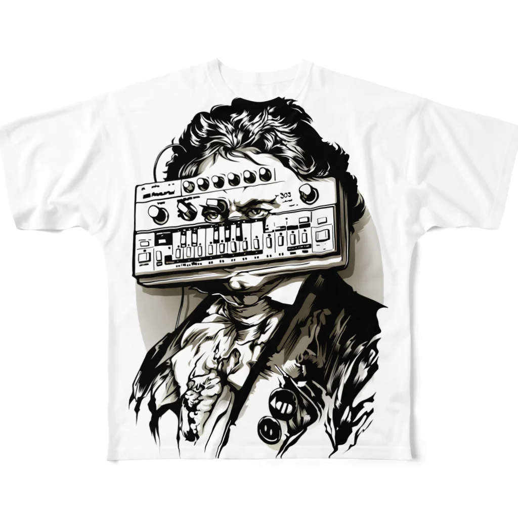 MOUNTAIN GRAPHICSのTB-thoven フルグラフィックTシャツ