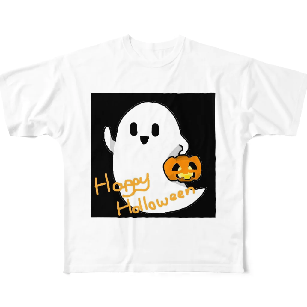 MIKURAのMIKURAのハロウィンまつり フルグラフィックTシャツ