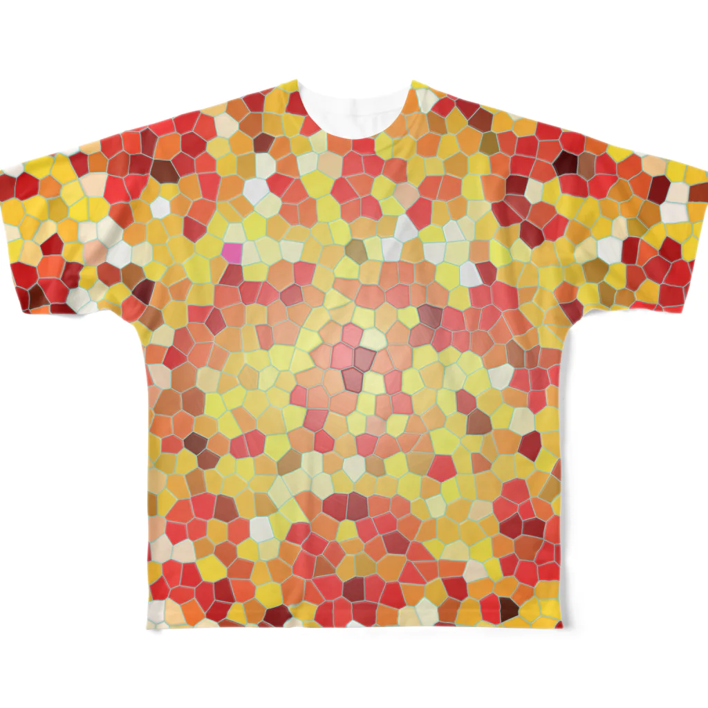  1st Shunzo's boutique のHealing mosaic フルグラフィックTシャツ