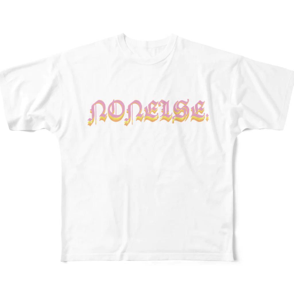 no one elseのnonelse. All-Over Print T-Shirt