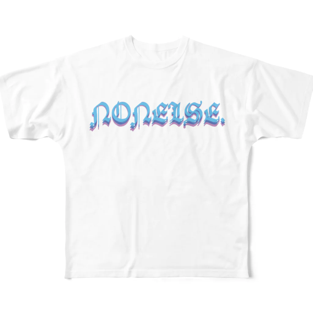 no one elseのno フルグラフィックTシャツ