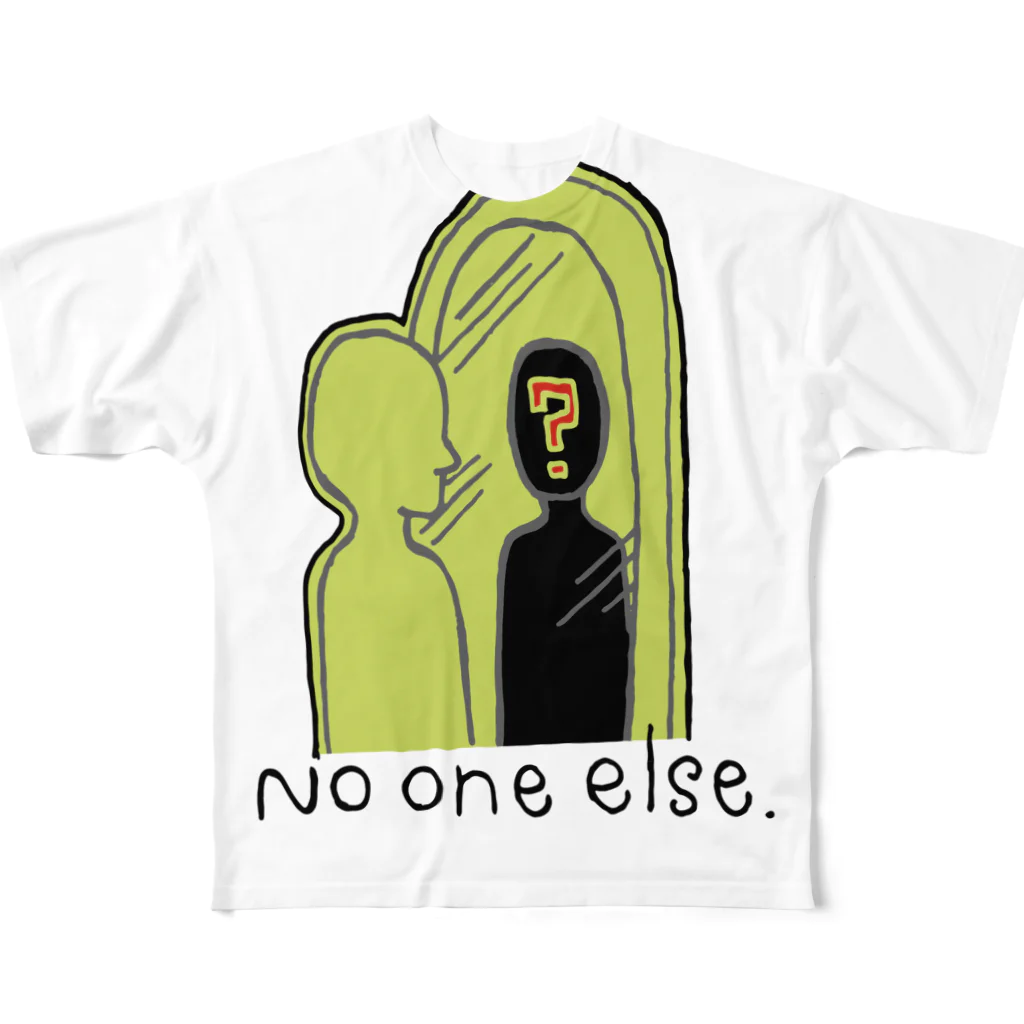 no one elseのmirror. フルグラフィックTシャツ