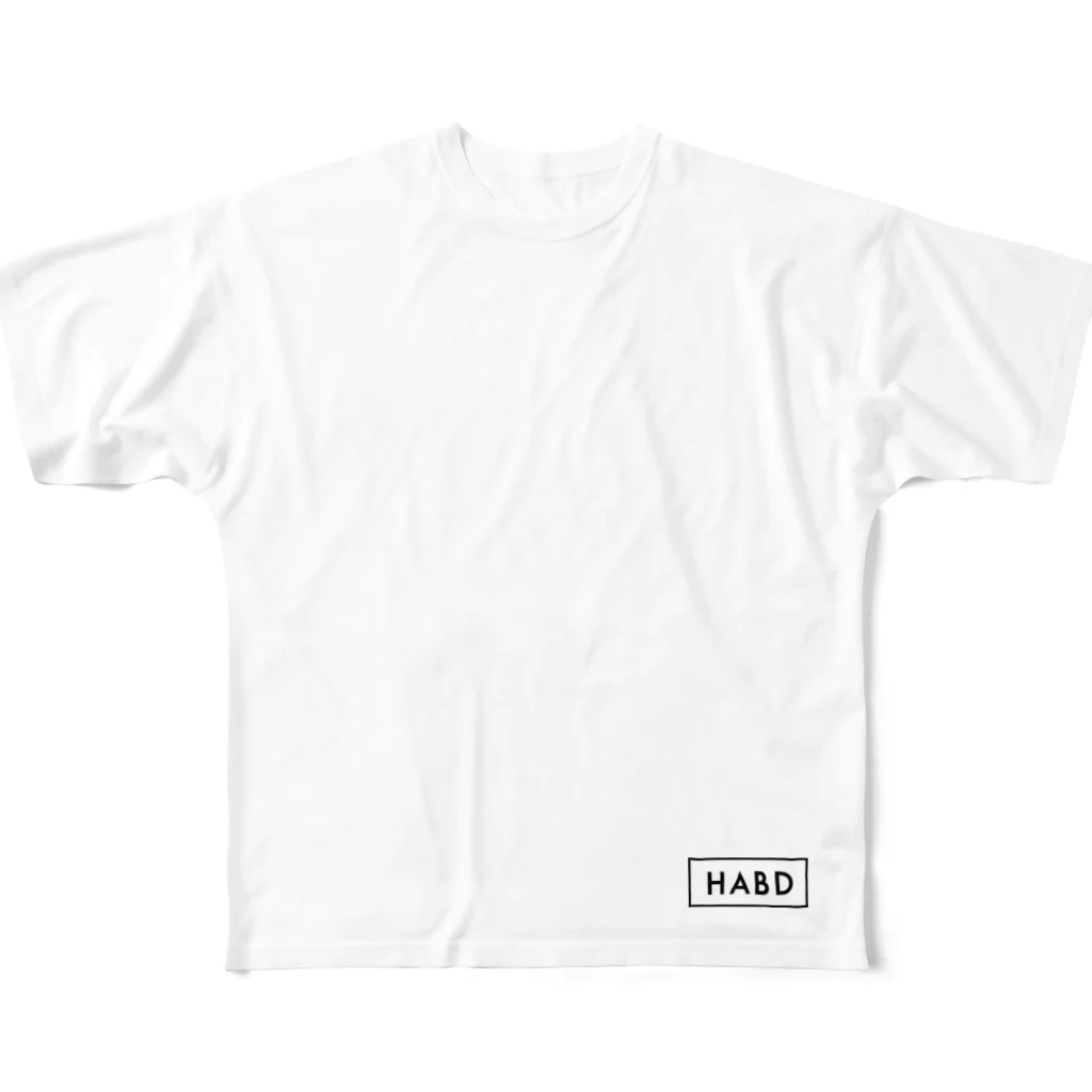 HAVE A BIKE DAY. ＠ SUZURIの『HABDロゴ 』 All-Over Print T-Shirt