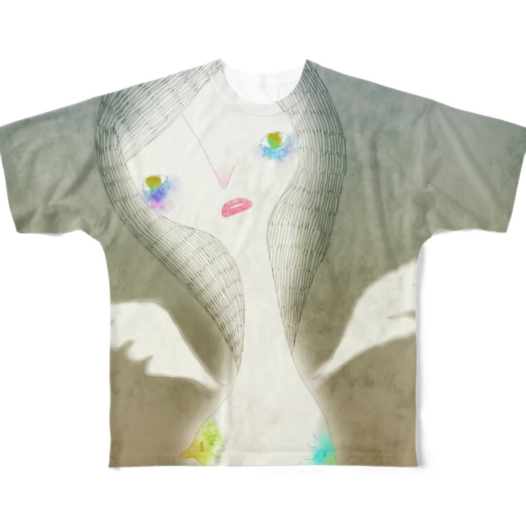 HatarAmicoの鳩胸 All-Over Print T-Shirt