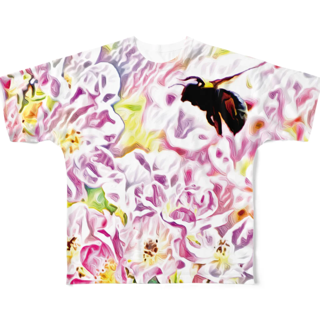 MomenTees ANNEXのプリマヴェーラ フルグラフィックTシャツ