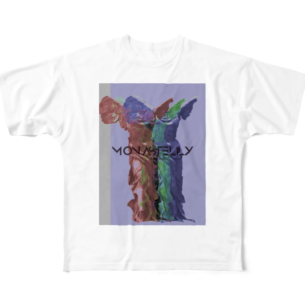 Monastelilyの忘れられた天使 フルグラフィックTシャツ