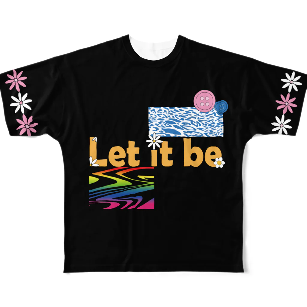 giryu_storeのLet it be TEE フルグラフィックTシャツ