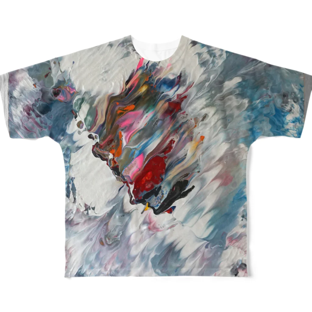 アオムラサキのSide Face 001 All-Over Print T-Shirt