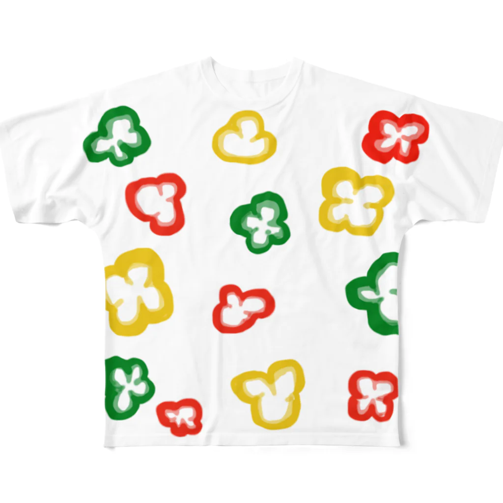 kibi_sunのカットパプリカ All-Over Print T-Shirt