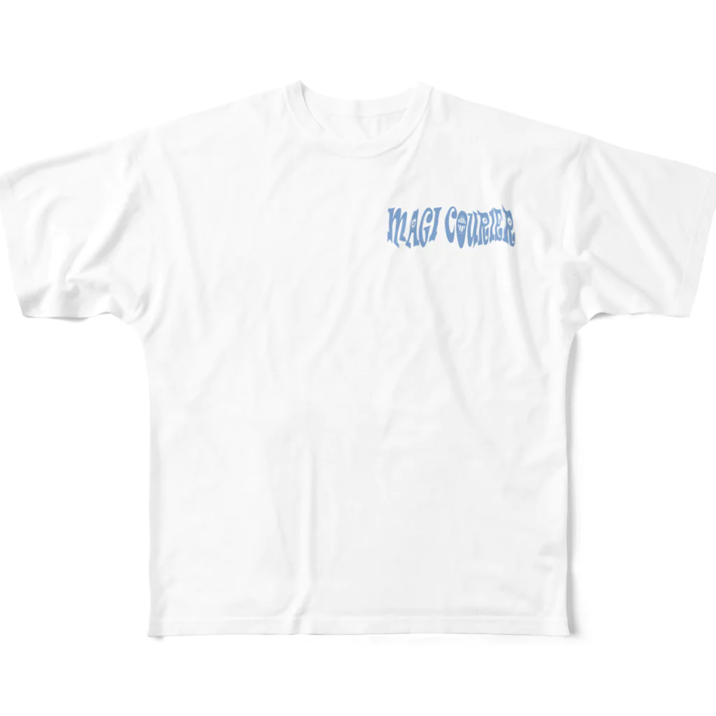 nidan-illustrationの“MAGI COURIER” blue #2 All-Over Print T-Shirt
