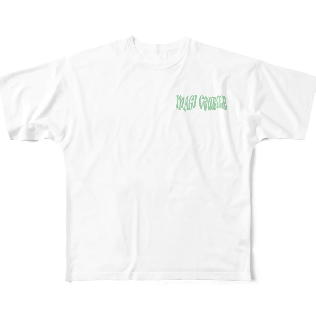 nidan-illustrationの“MAGI COURIER” green #2 All-Over Print T-Shirt