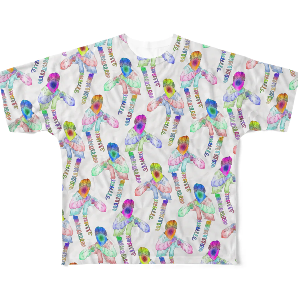 sano keiichiのbiyobiyobokusingu All-Over Print T-Shirt